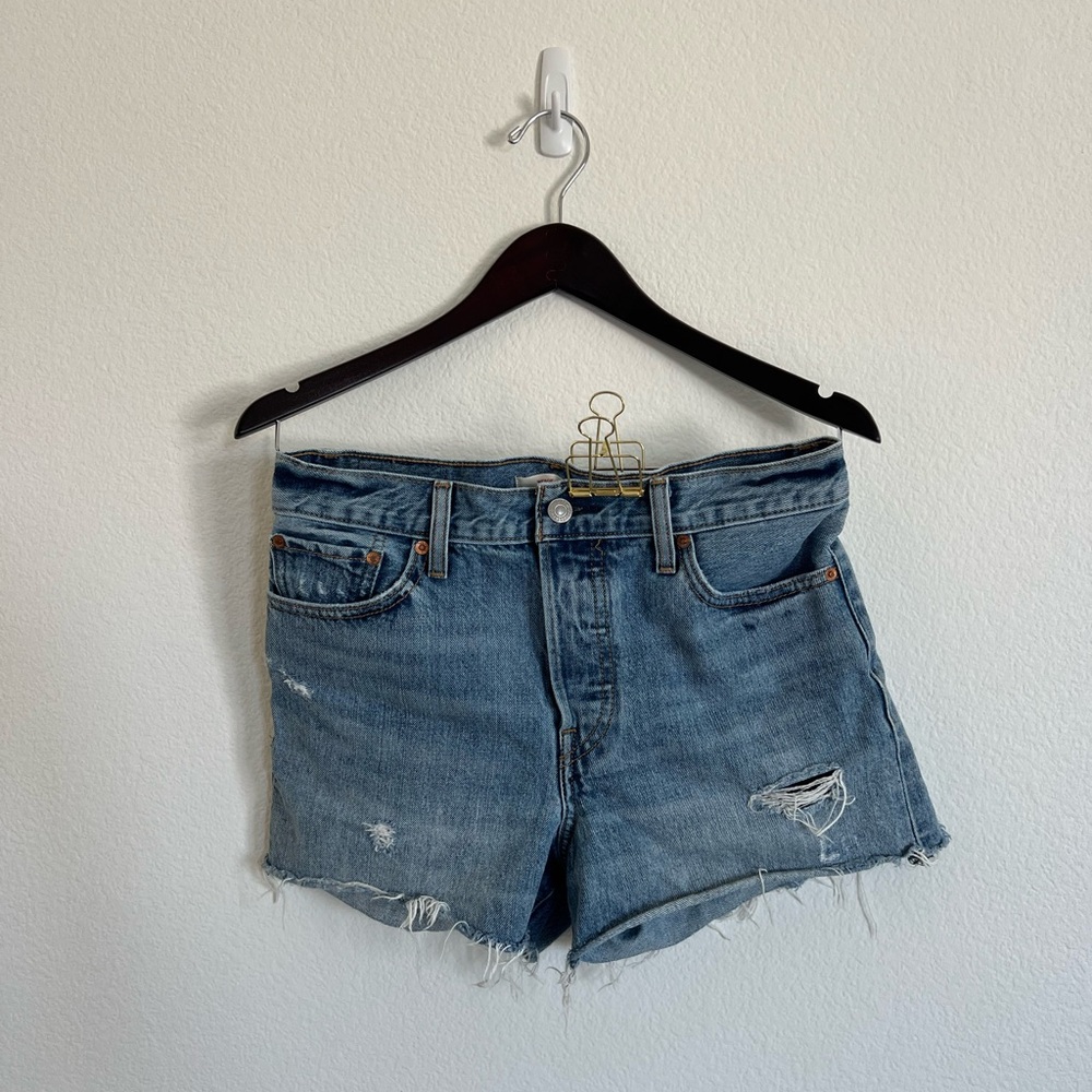 Classic Blue Denim Women's Shorts